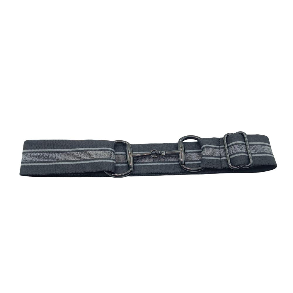 EQUESTRIAN STYLE CINTURON ELASTICO MOD. BOCADO NEGRO