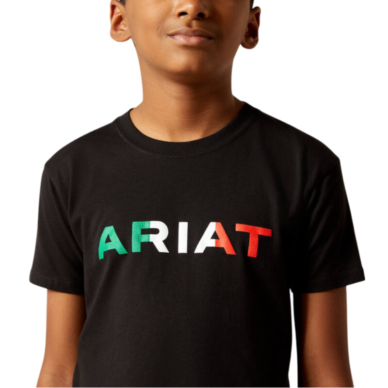 ARIAT PLAYERA M/C NIÑO VIVA MEXICO MOD. 1003993