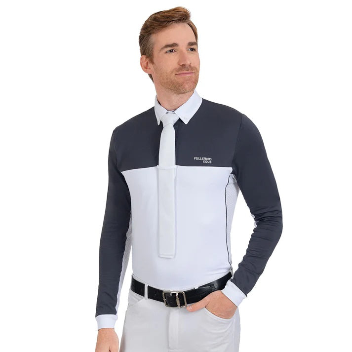 EQUS PLAYERA POLO CABALLERO M/L MOD. EQCPG13