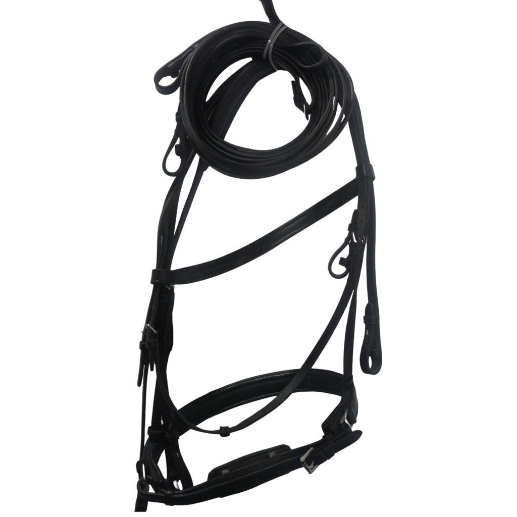 EQUILINE CABEZADA CON RIENDAS DE CUERO MOD. BX106