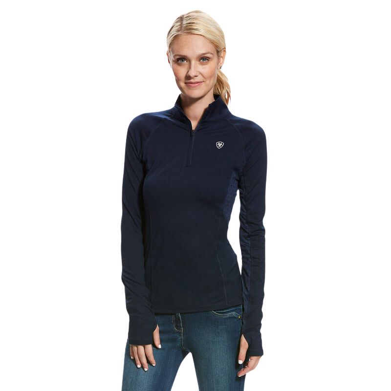 ARIAT PLAYERA DAMA M/L LOWELL 2.0 1/4 ZIP MOD. 10023766
