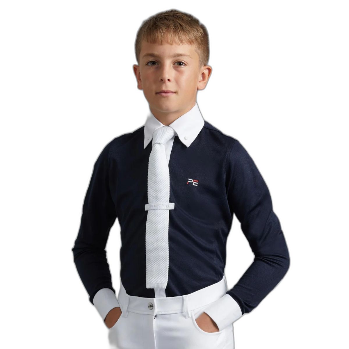 PREMIER EQUINE PLAYERA M/L NIÑO MINI GIULIO MOD. 4543