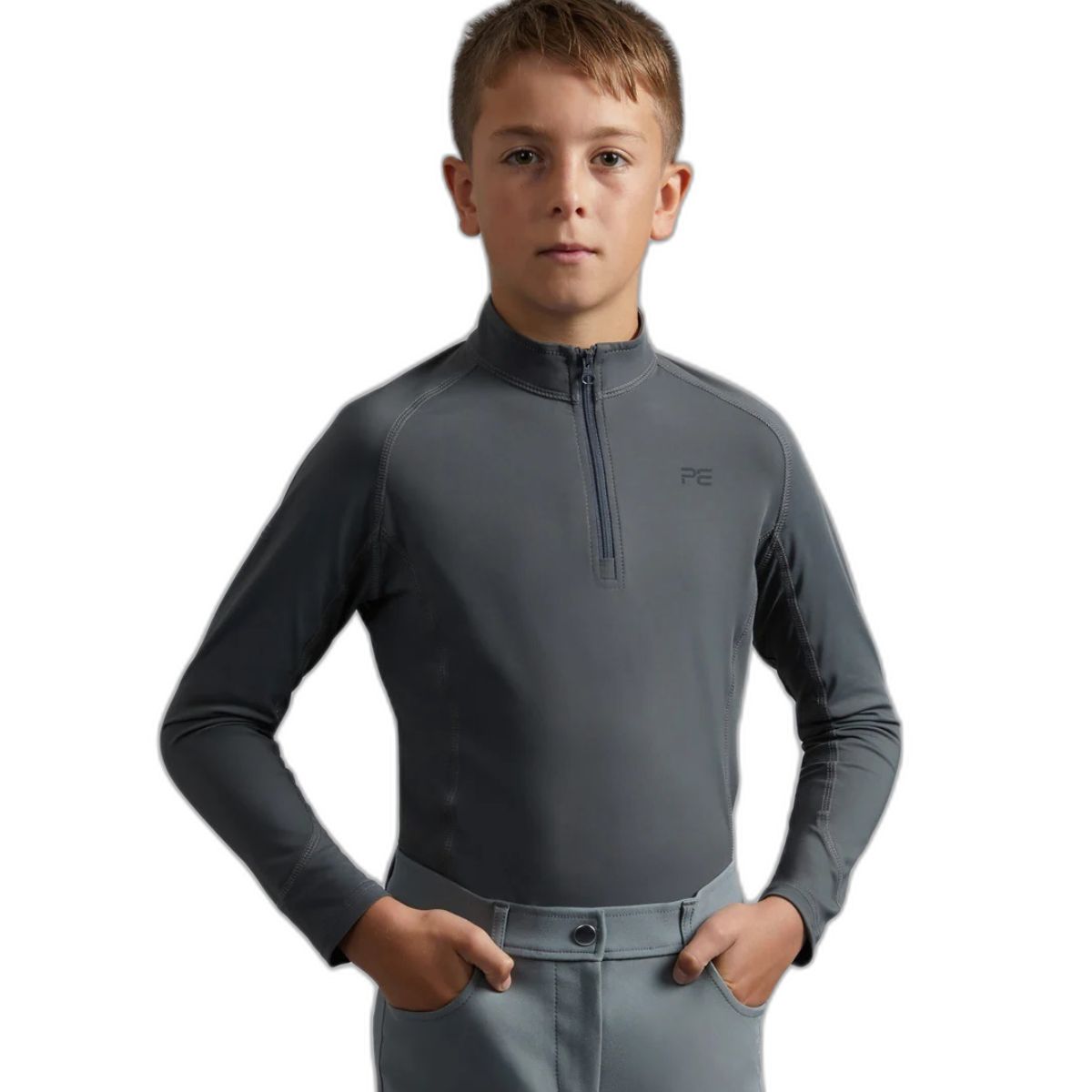 PREMIER EQUINE PLAYERA DE ENTRENAMIENTO M/L INFANTIL OMBRETTA MOD. 4554