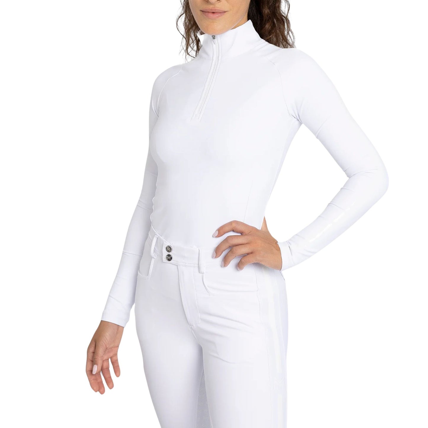 MAXIMILIAN PLAYERA DE COMPETENCIA M/L DAMA MOD. REFLECTION BASE LAYER