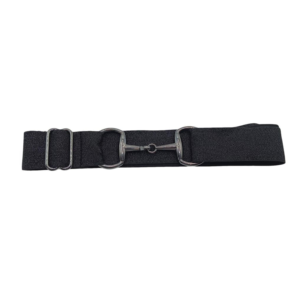 EQUESTRIAN STYLE CINTURON ELASTICO MOD. BOCADO NEGRO
