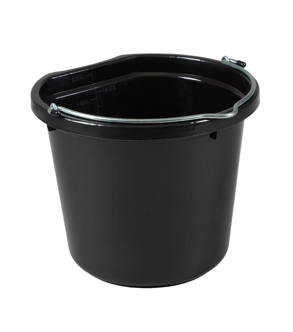 PREMIER EQUINE CUBETA 18.9 LT CON LADO POSTERIOR PLANO MOD. 6070