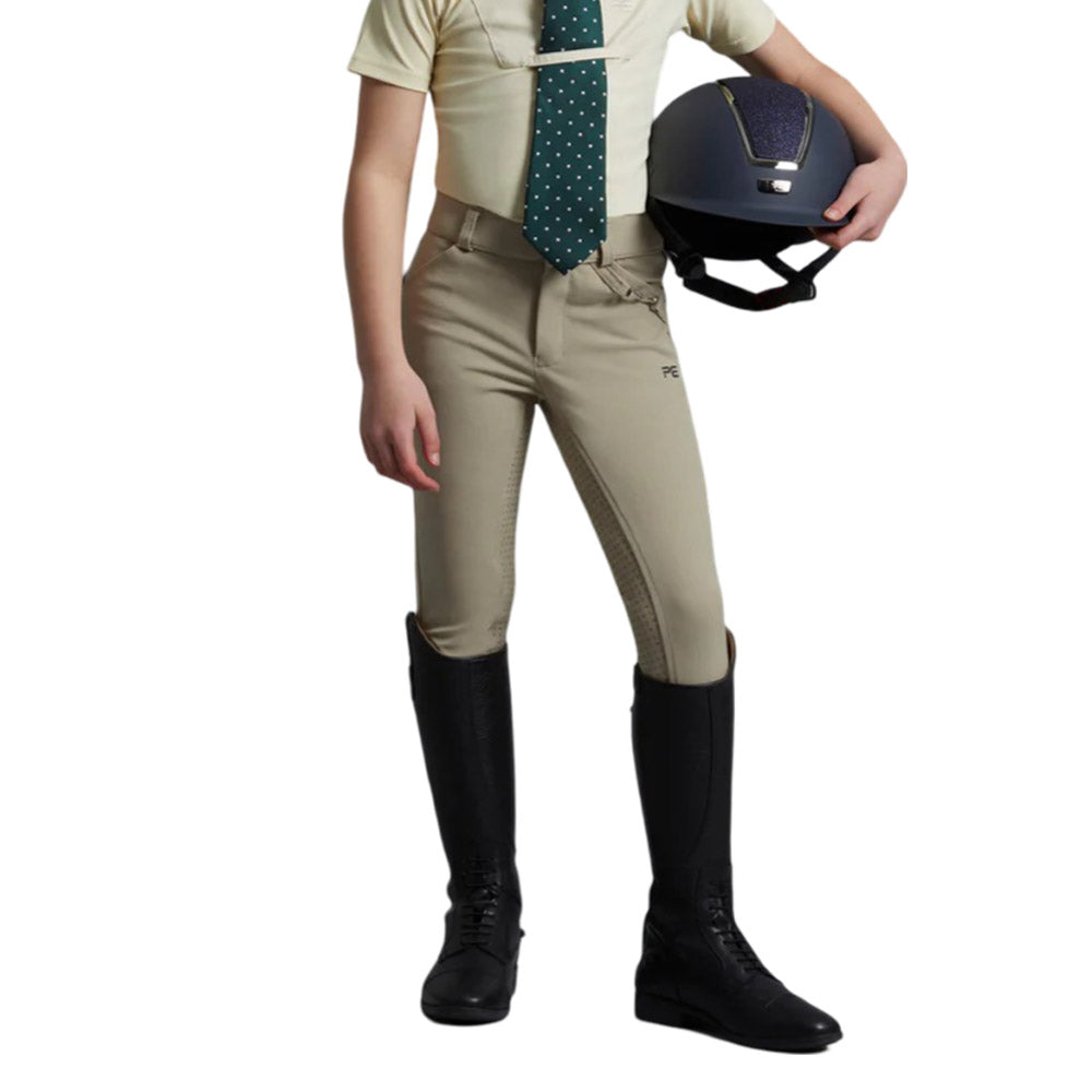 PREMIER EQUINE PANTALON EQUITACION NIÑA BRAVA FULL SEAT GEL MOD. 4525