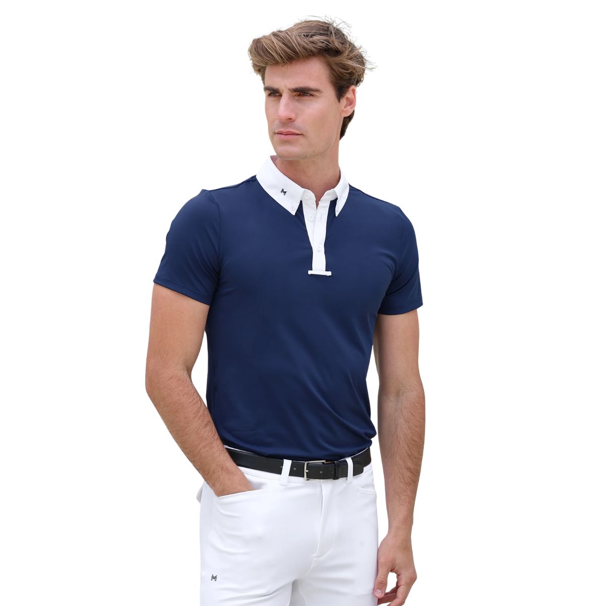 MAXIMILIAN PLAYERA DE COMPETENCIA M/C CABALLERO MOD. ACTIVE