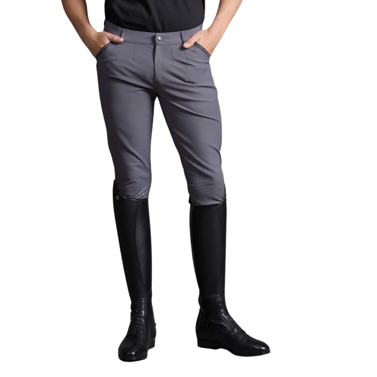 PREMIER EQUINE PANTALON EQUITACION CABALLERO BARUSSO GEL KNEE MOD. 4127