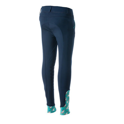 EQUINAVIA PANTALÓN EQUITACIÓN INFANTIL LENA KNEE PATCH MOD. E36040-NV/UNI