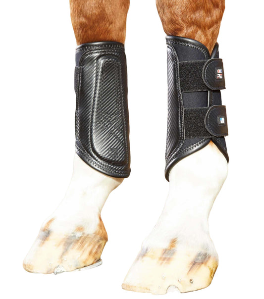PREMIER EQUINE BRUSHING BOOTS CARBON AIR-TECH MOD. 1027