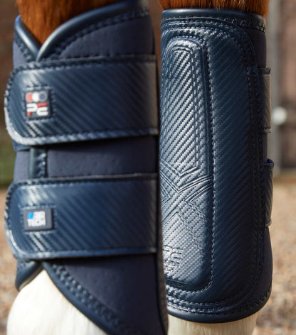PREMIER EQUINE BRUSHING BOOTS CARBON AIR-TECH MOD. 1027