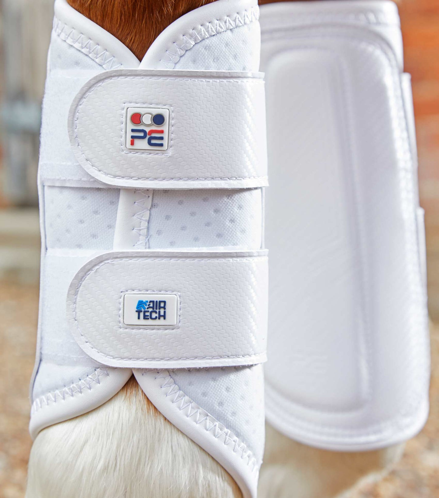 PREMIER EQUINE BRUSHING BOOTS CARBON AIR-TECH MOD. 1027