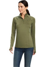 ARIAT PLAYERA M/L DAMA LOWELL 2.0 1/4 ZIP MOD.10041206