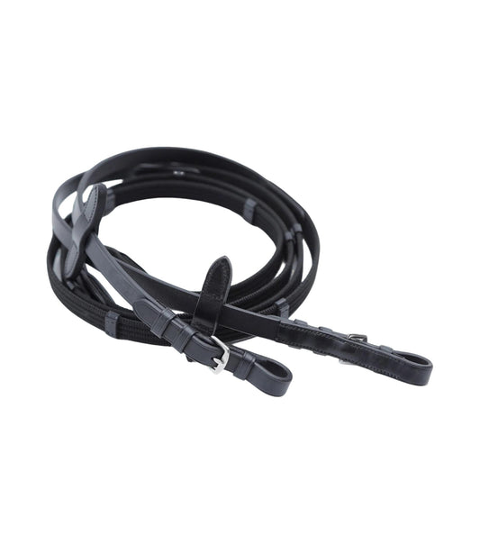 PREMIER EQUINE RIENDAS TEXTILES/PIEL CALOVETO MOD. 8040