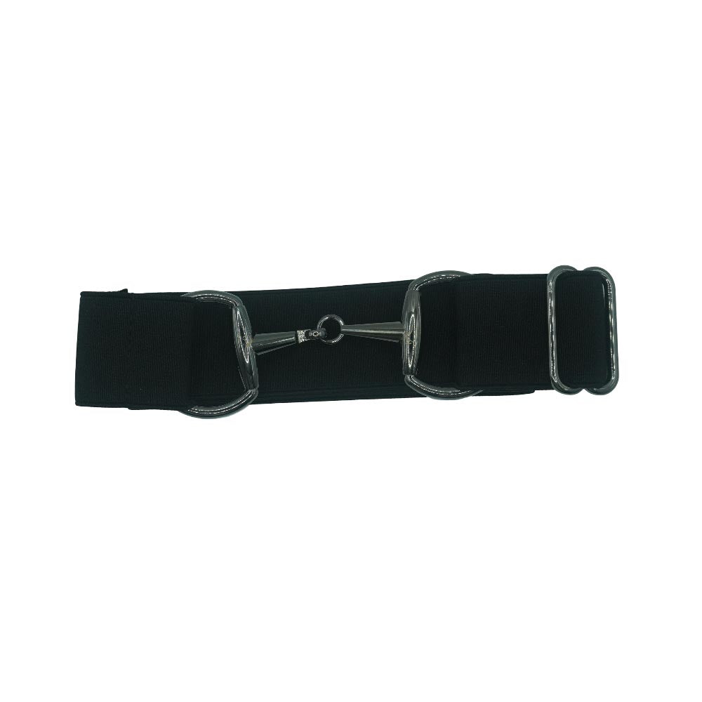 EQUESTRIAN STYLE CINTURON ELASTICO MOD. BOCADO NEGRO