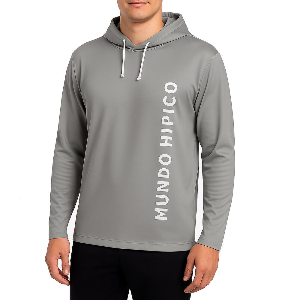 MH PLAYERA DE ENTRENAMIENTO C/CAPUCHA M/L LISA