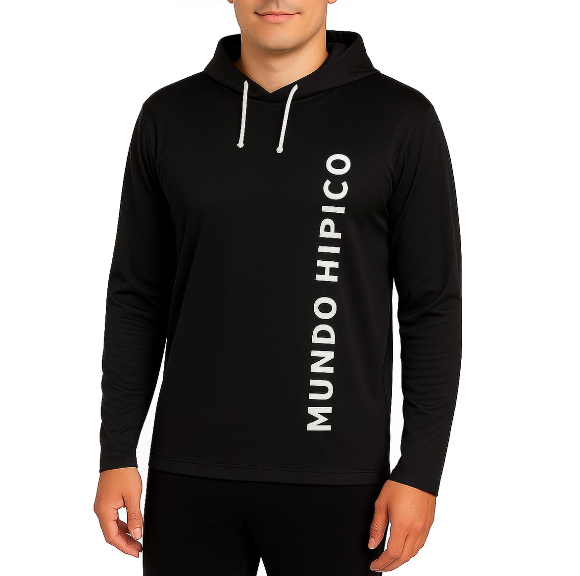 MH PLAYERA DE ENTRENAMIENTO C/CAPUCHA M/L LISA