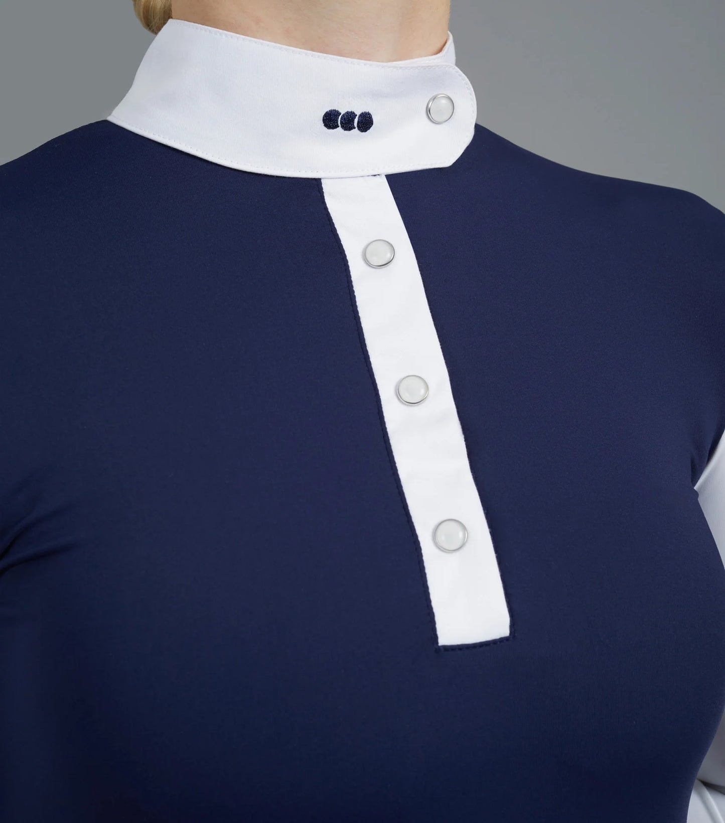 PREMIER EQUINE PLAYERA DE COMPETENCIA M/L DAMA ROSSINI MOD. 4016